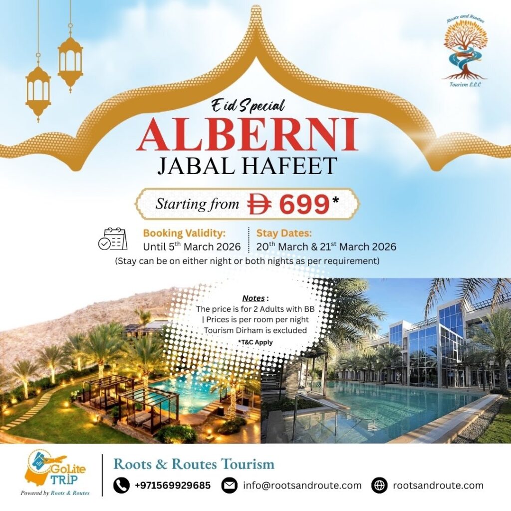 Luxury Eid Escape – Jabal Hafeet for affordable travel packages, ticket booking, and hotel booking