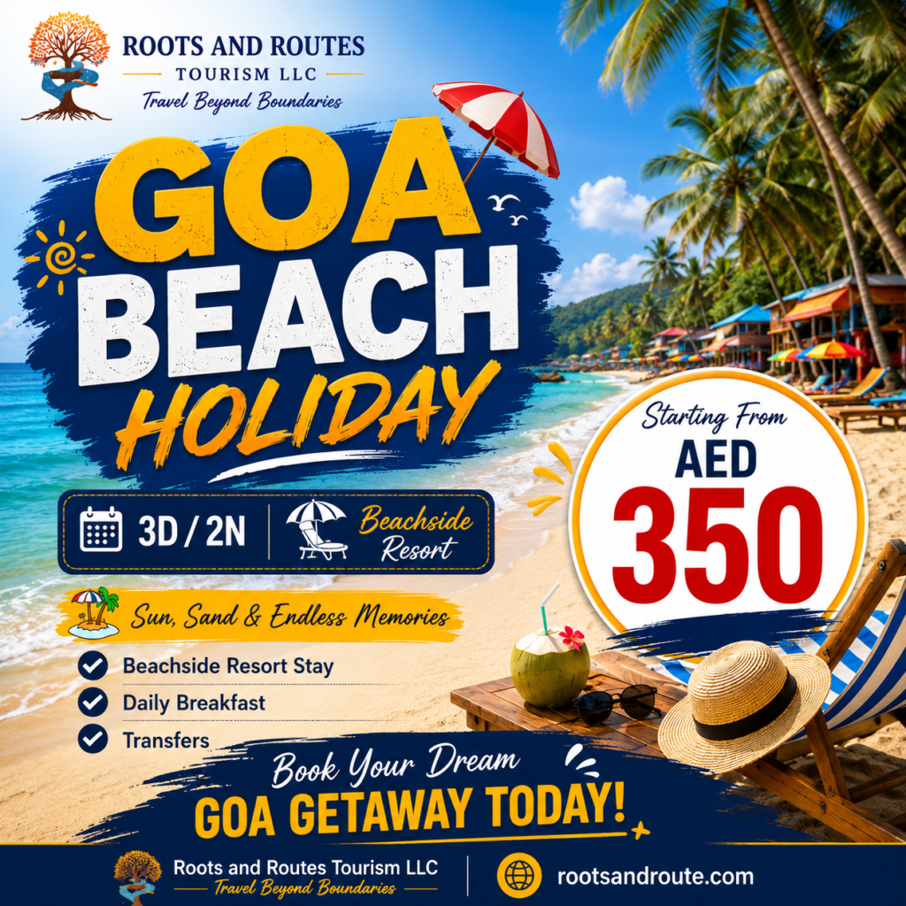 GOA BEACH HOLIDAY for affordable travel packages, ticket booking, and hotel booking